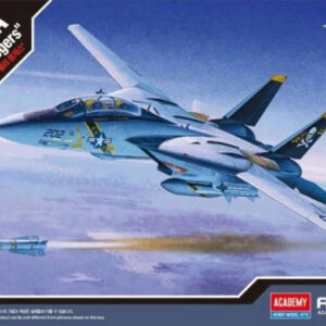 Modellino aerei da costruire model kit di montaggio Academy USN F-14A VF-84 JOLLY ROGERS KIT 1:144