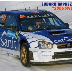 Modellino auto model kit Hasegawa SUBARU IMPREZA WRC 2005, 2006 SWEDEN RALLY 1:24