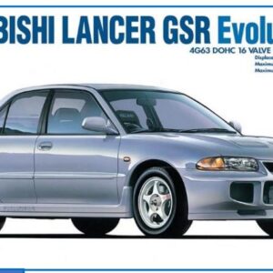 Modellino auto kit di montaggio model kit Hasegawa MITSUBISHI LANCER GSR EVO III 1:24