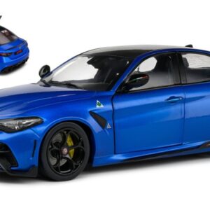 Modellino auto scala 1:18 Solido  ALFA ROMEO GIULIA GTA 2022 BLUE modellismo statico collezione