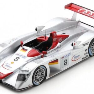 Modellino auto scala 1:18 Spark Model  AUDI R8 N.8 WINNER LM 2000 T.KRISTENSEN-E.PIRRO-F.BIELA racing modellismo
