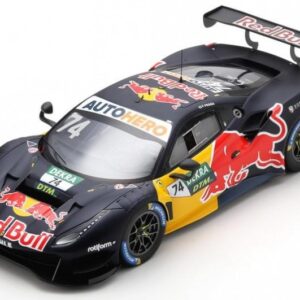 Modellino auto scala 1:18 Looksmart  FERRARI 488 GT3 EVO N.74 RED BULL ALPHA TAURI DTM 2022 F.FRAGA racing modellismo