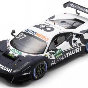 Modellino auto scala 1:18 Looksmart  FERRARI 488 GT3 EVO N.37 RED BULL ALPHA TAURI DTM 2022 N.CASSIDY racing modellismo