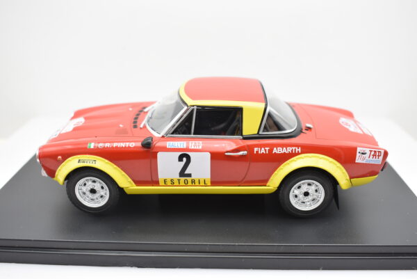 Modellino auto scala 1:24  FIAT 124 ABARTH SPIDER RALLY PORTUGAL 1974  - Image 6