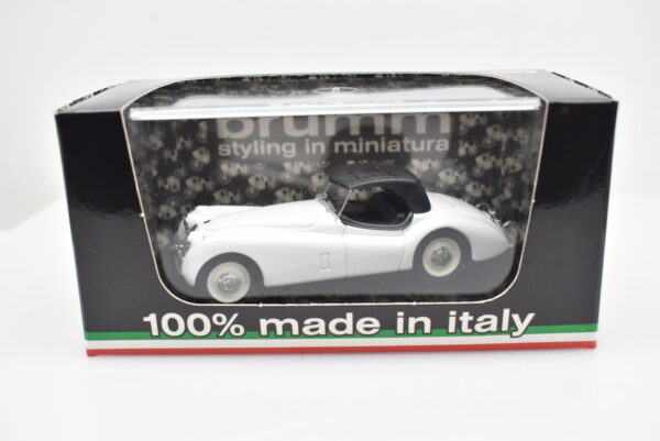 Modellino auto scala 1:43 Jaguar XK120 Spider Brumm diecast modellismo statico - Image 2