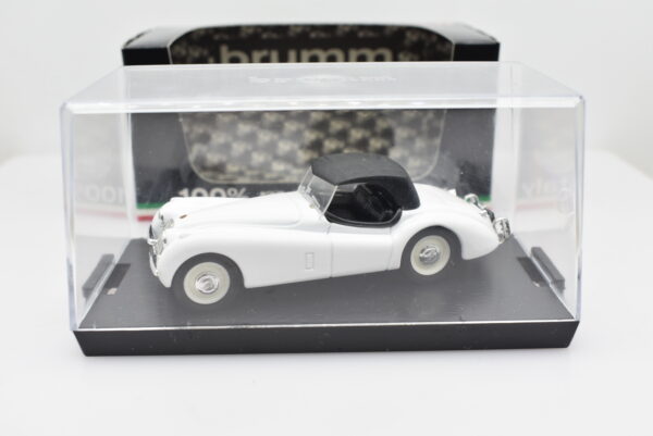 Modellino auto scala 1:43 Jaguar XK120 Spider Brumm diecast modellismo statico - Image 4