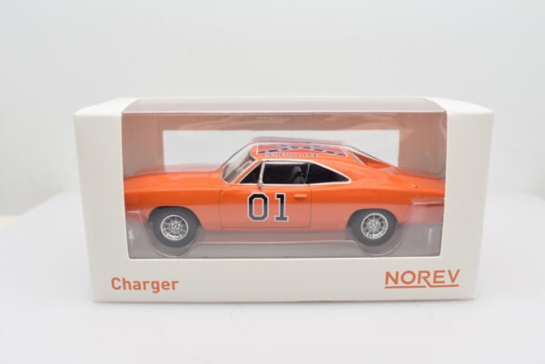 Modellino auto film HAZZARD Generale Lee DODGE CHARGER scala 1:43 modellismo car - Image 2