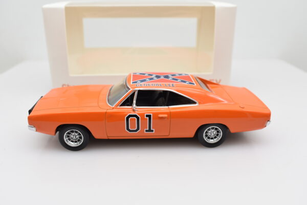 Modellino auto film HAZZARD Generale Lee DODGE CHARGER scala 1:43 modellismo car - Image 4
