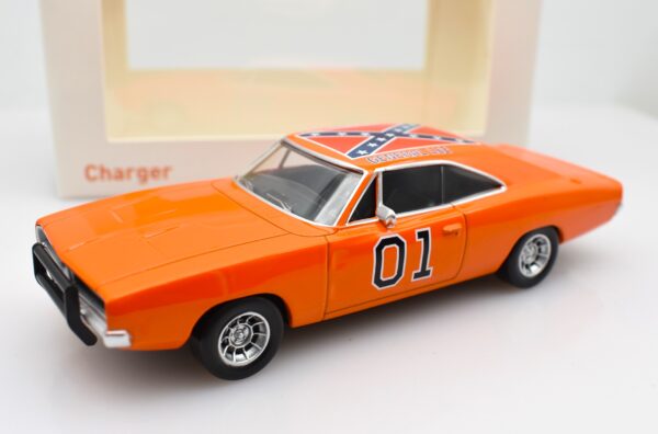 Modellino auto film HAZZARD Generale Lee DODGE CHARGER scala 1:43 modellismo car
