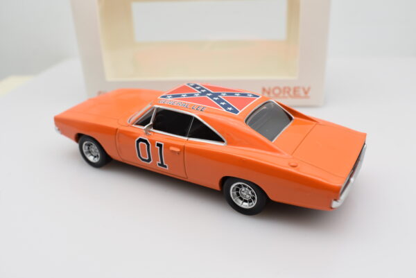 Modellino auto film HAZZARD Generale Lee DODGE CHARGER scala 1:43 modellismo car - Image 6