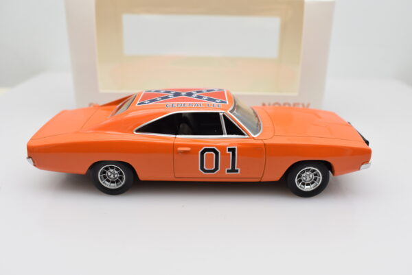 Modellino auto film HAZZARD Generale Lee DODGE CHARGER scala 1:43 modellismo car - Image 7
