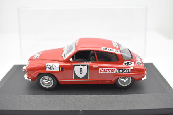 Modellino auto rally scala 1:43 Saab 96 V4 diecast modellismo statico - Image 2
