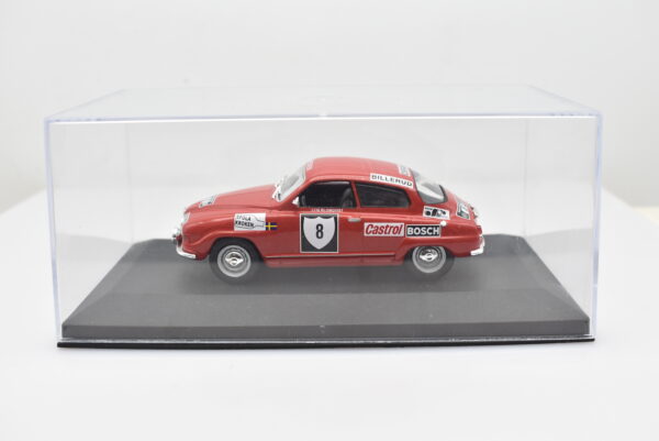 Modellino auto rally scala 1:43 Saab 96 V4 diecast modellismo statico - Image 6
