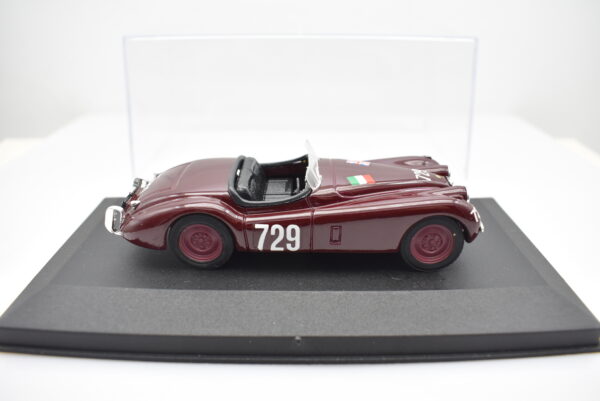 Modellino auto rally scala 1:43 Jaguar XK120 Brumm diecast modellismo statico - Image 4