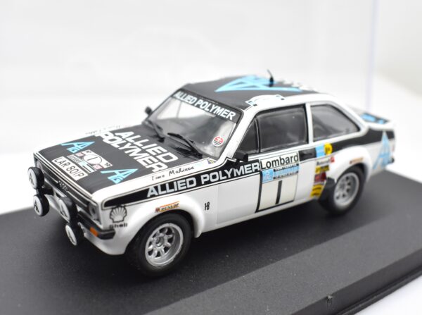 Modellino auto rally scala 1:43 Ford Escort RS 1800 diecast modellismo statico