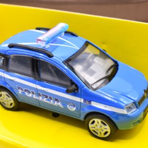Modellino auto scala 1:43 Fiat Panda Polizia diecast modellismo statico