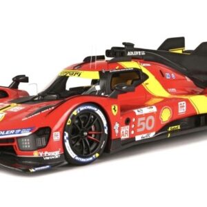 Modellino auto scala 1:18 Burago FERRARI 499P LE MANS 2023 racing modellismo