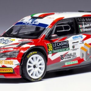 Modellino auto scala 1:43 Ixo SKODA FABIA RALLY MONTE CARLO 2024 collezione
