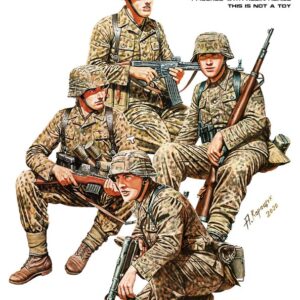 Modellino figure militari model kit soldati Miniart GERMAN TANK RIDERS SET 2 1:35