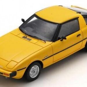 Modellino auto scala 1:43 Schuco MAZDA SAVANNA RX-7 YELLOW diecast modellismo statico