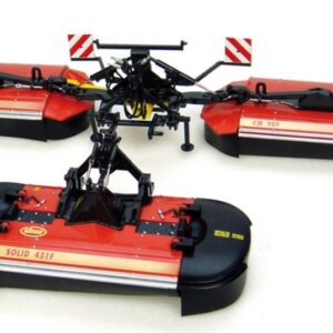 Modellino trattore mezzi agricoli Universal Hobbies VICON SOLID 431F + CM 909 1:32