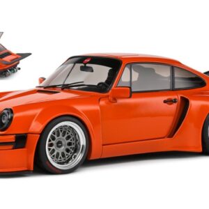 Modellino auto scala 1:18 Solido PORSCHE 911 930 3.0L KS-R COUPE 2022 ORANGE diecast modellismo statico