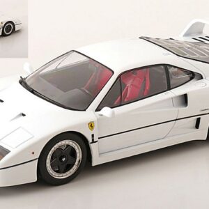 Modellino auto scala 1:18 FERRARI F40 BRUNEI WHITE modellismo statico