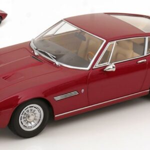 Modellino auto scala 1:18 MASERATI GHIBLI COUPE 1969 RED modellismo statico