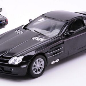 Modellino auto scala 1:24 MERCEDES SLR MCLAREN BLACK diecast modellismo statico