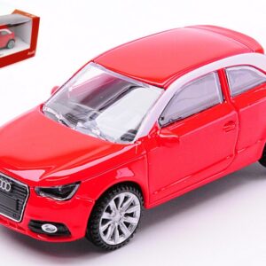 Modellino auto scala 1:43 AUDI A1 RED modellismo statico collezione