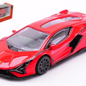 Modellino auto scala 1:43 LAMBORGHINI SIAN RED modellismo statico collezione