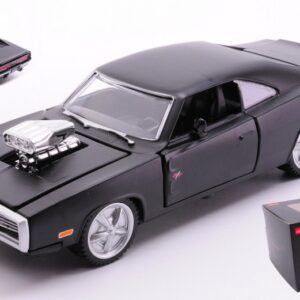 Modellino auto scala 1:36 DODGE CHARGER RT 1970 BLACK modellismo statico