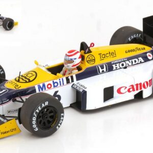Modellino auto formula 1 F1 scala 1:18 WILLIAMS FW11 BRAZILIAN GP 1986 PIQUET