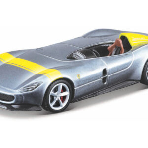 Modellino auto scala 1:64 Maisto FERRARI MONZA SP-1 CABRIOLET SILVER