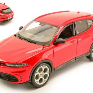 Modellino auto scala 1:24 Burago ALFA ROMEO TONALE Rosso  diecast modellismo statico