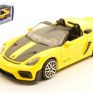 Modellino auto scala 1:43 Burago PORSCHE 718 SPYDER RS 2024 modellismo statico collezione