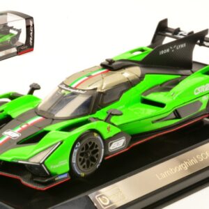 Modellino auto scala 1:43 Burago LAMBORGHINI SC63 IRON LINX racing modellismo