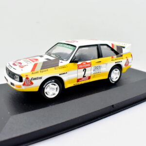 Modellino auto rally scala 1:43 Audi Quattro IXO diecast modellismo statico