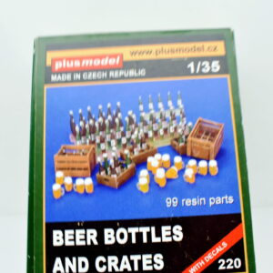 Modellino kit di montaggio diorami BIRRE BEER BOTTLES AND CRATES 1:35 modellismo