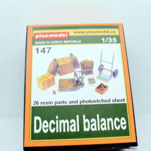 Modellino kit di montaggio diorami DECIMAL BALANCE scala 1:35 modellismo statico