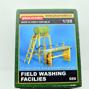 Modellino kit di montaggio diorami FIELD WASHING FACILIES scala 1:35 modellismo