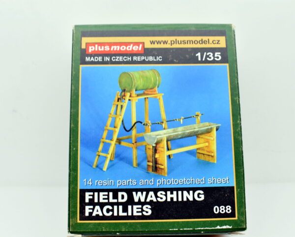 Modellino kit di montaggio diorami FIELD WASHING FACILIES scala 1:35 modellismo