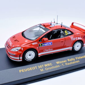 Modellino auto rally scala 1:43 Peugeot 307 ixo modellismo statico
