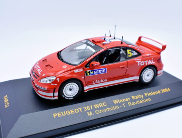 Modellino auto rally scala 1:43 Peugeot 307 ixo modellismo statico