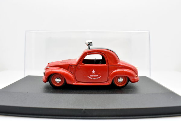 Modellino auto scala 1:43 Fiat 500 Pompieri 1949 Brumm diecast modellismo statico usati - Image 2