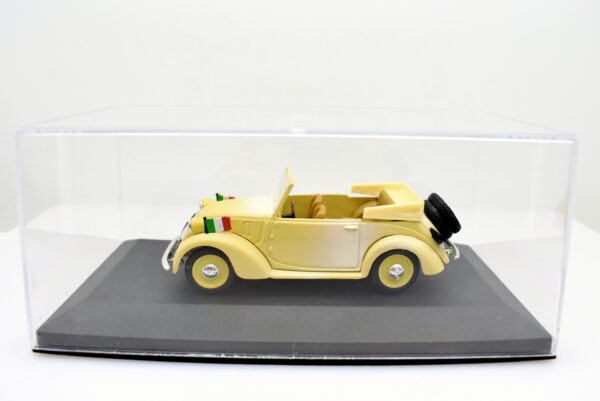 Modellino auto scala 1:43 Fiat 1100 508 Cabriolet Coloniale 1937 Brumm diecast modellismo statico usati - Image 3