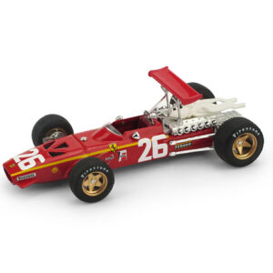 Modellino auto formula 1 F1 scala 1:43 Brumm FERRARI 312 ICKX 1968 FRANCE GP