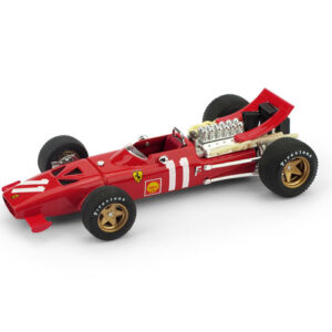 Modellino auto formula 1 F1 scala 1:43 Brumm FERRARI AMON 1969 MONACO GP