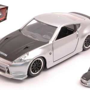 Modellino auto dei film scala 1:32 NISSAN 370Z FAST & FURIOUS SILVER