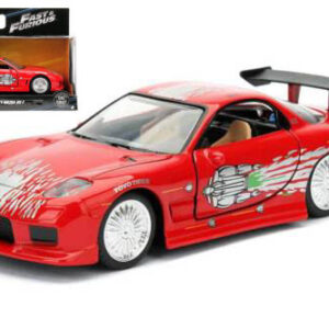 Modellino auto dei film Jada DOM'S MAZDA RX-7 FAST & FURIOUS RED 1:32
